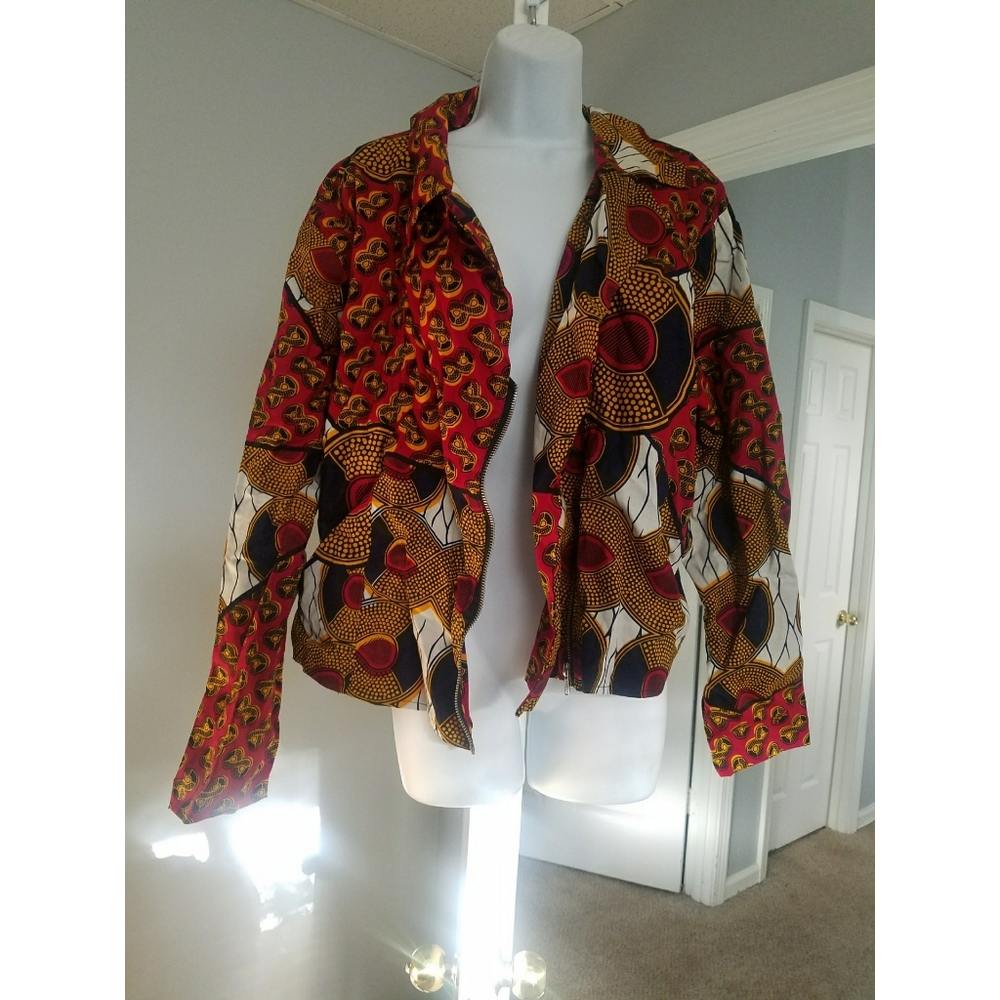 Colourful Grass Fields Jacket